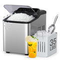 Fast Nugget Ice Maker Countertop with Self-Cleaning Pump