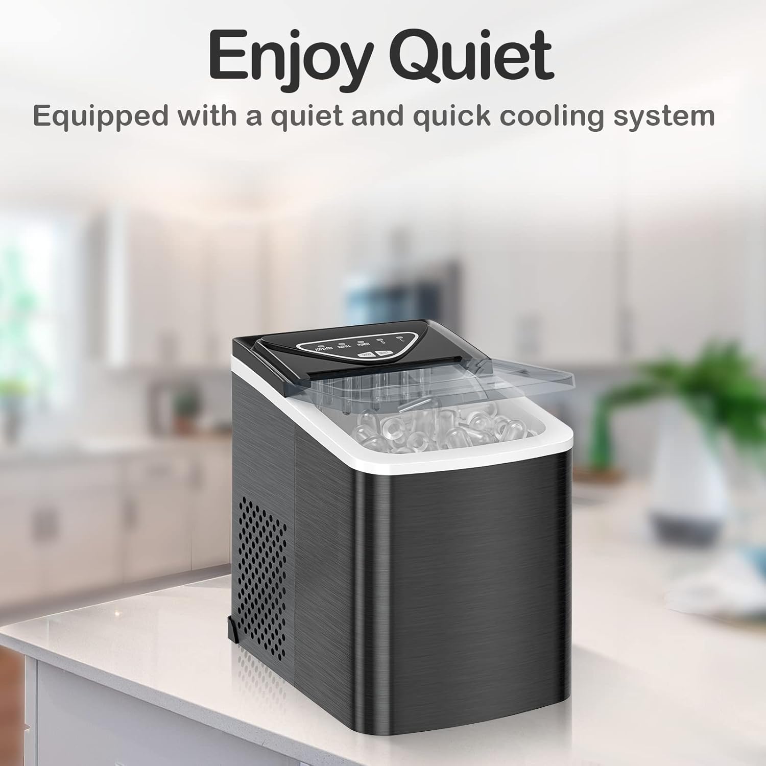 Ice Makers Countertop, Compact Counter Machine