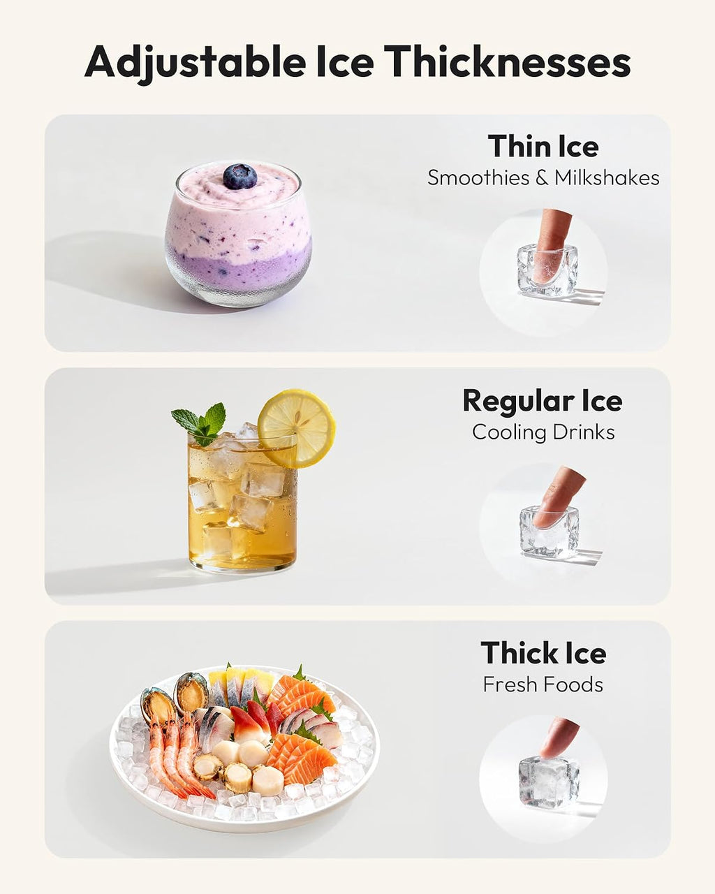 Commercial Ice Maker Machine - 100lbs Daily Production