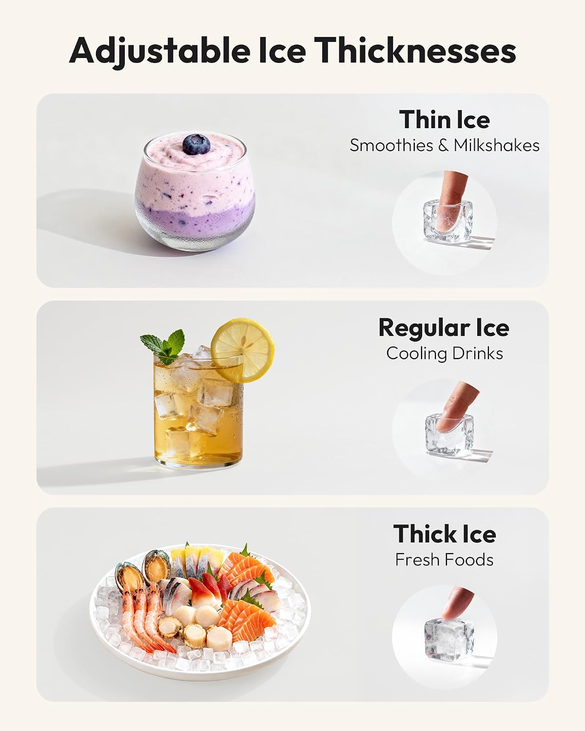 Commercial Ice Maker Machine - 100lbs Daily Production