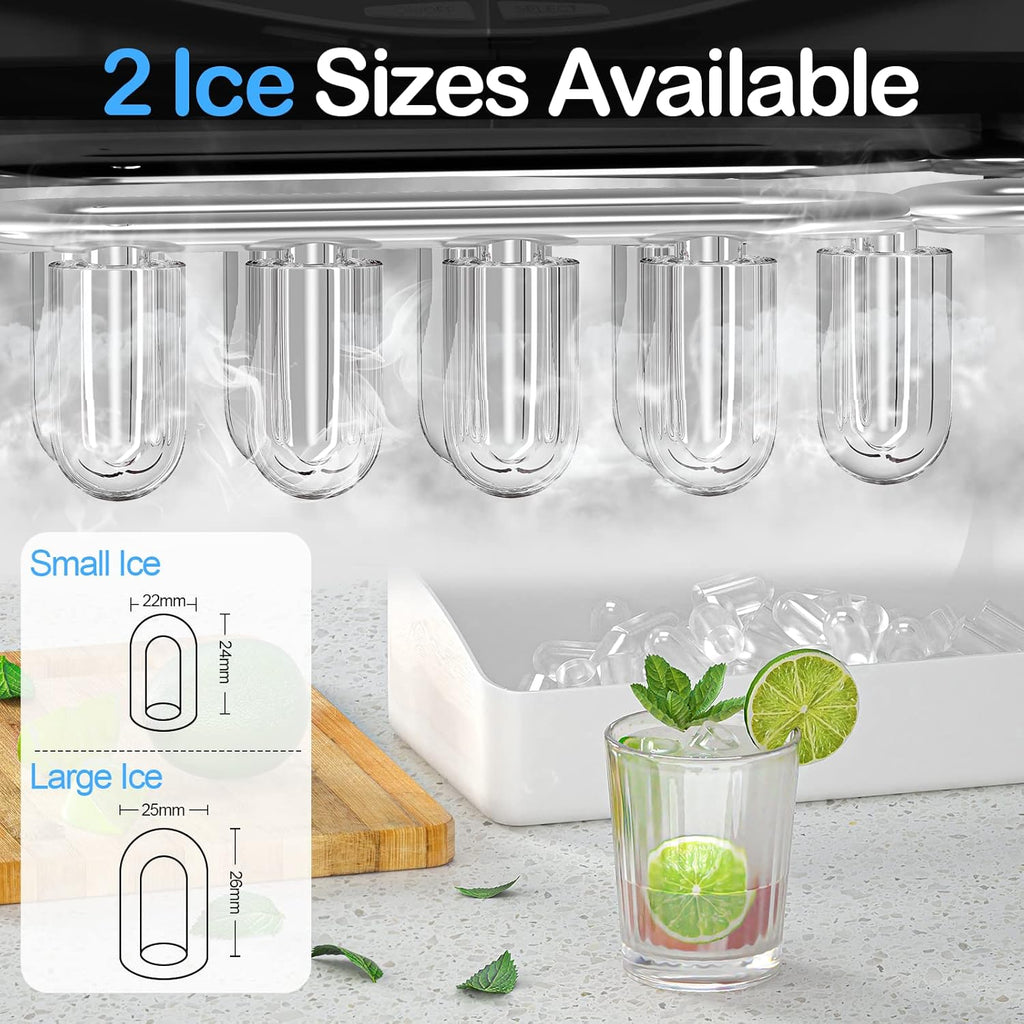 Ice Makers Countertop, Compact Counter Machine