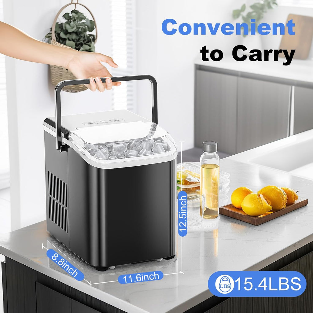 Ice Makers Countertop with Handle