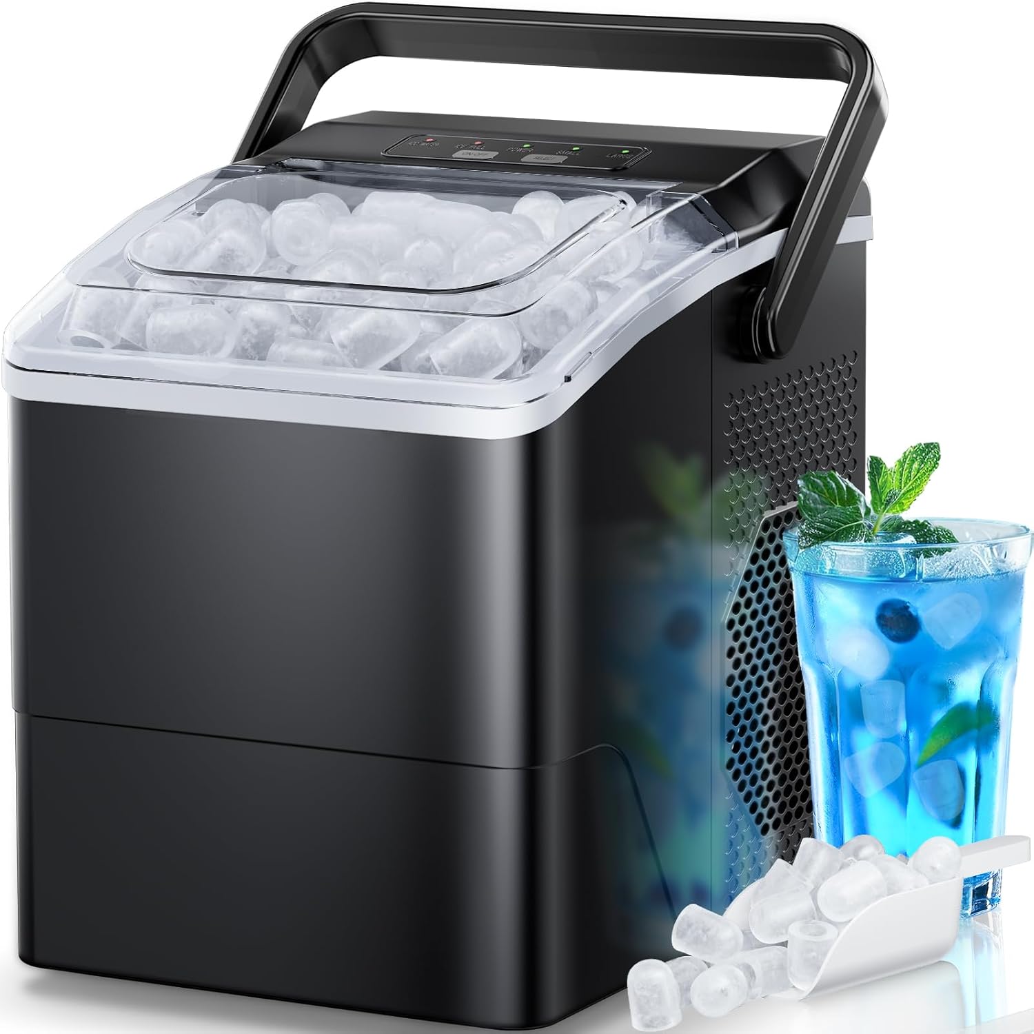 Ice Maker Countertop, 9 Cubes Ready in 6 Mins