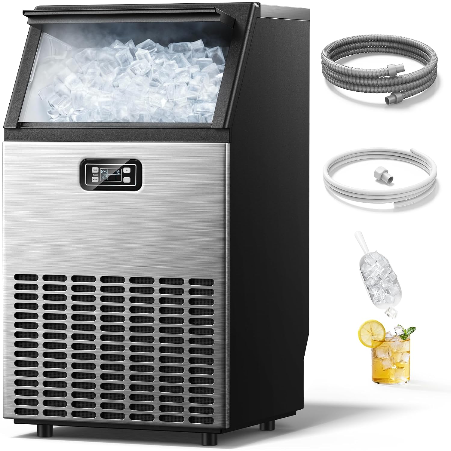 Commercial Ice Maker Machine - 100lbs Daily Production